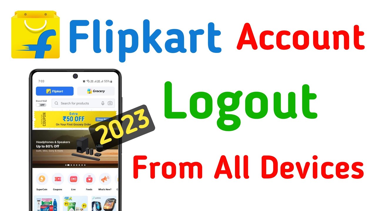 How To Logout Flipkart Account From All Devices By Android Phone