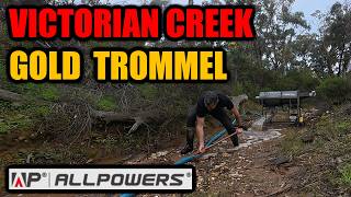 On The CREEK With The GOLD THINGY TROMMEL feat. ALLPOWER R1500 Lite