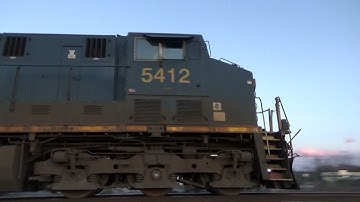 CSX ES40DCs 5412 w/ Good K5LA Lead Local M779-01 on 1/1/21