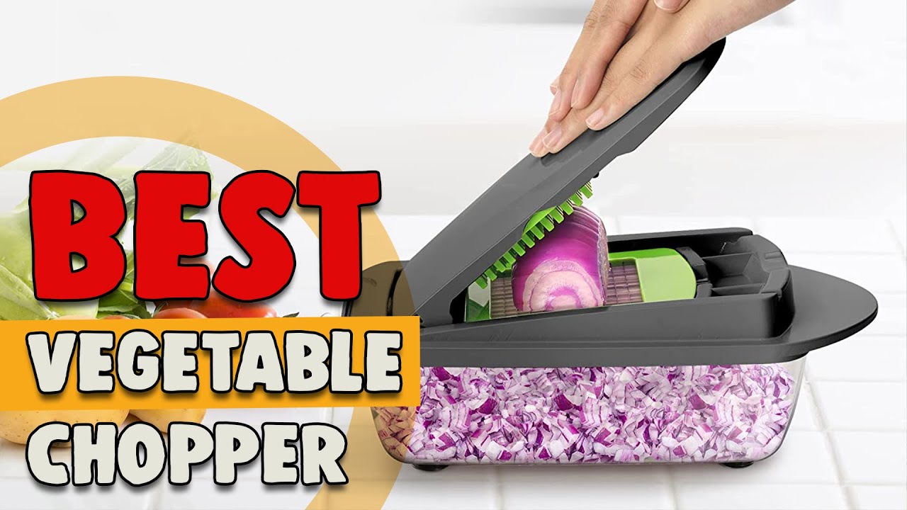  Alligator Vegetable Chopper, Manual Hand Food Chopper with  Container, Perfect Onion Chopper and Salad Chopper, Effortlessly Chop,  Dice & Slice Vegetables