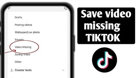 How To Fix Save Video Missing Problem in TikTok | New Update 2024 || Find Tiktok Save Video