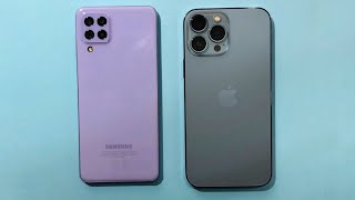 iPhone 13 Pro Max vs Samsung Galaxy A22