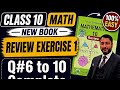 10th Class Math New Book Review Exercise 1 Q#6 to 10 Complete-Class 10th Math Review1 Q#6 to 10.