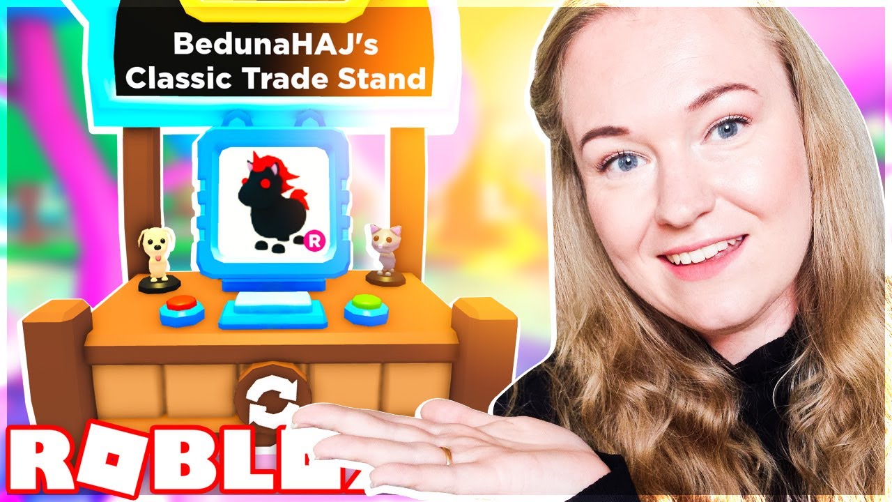 LAVER VILDE TRADES PÅ DEN NYE TRADE STAND! | Roblox: Adopt me