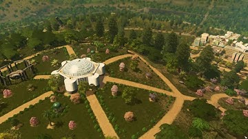 Circular City development - first sector with areas distribution. Subtitles