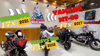 Versys650 2018(13x) + mt09gen2 2017(17x) + cbr650r 2021(17x)-thi moto thủ đức