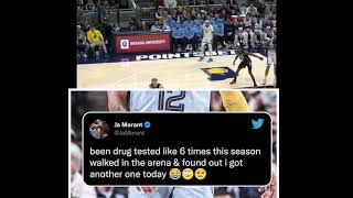 Ja Morant was drug tested for this dunk here