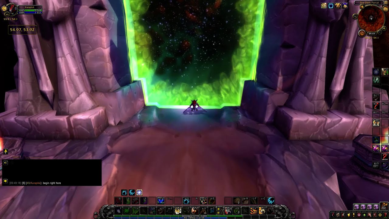 Through The Dark Portal Quest Tbc Youtube