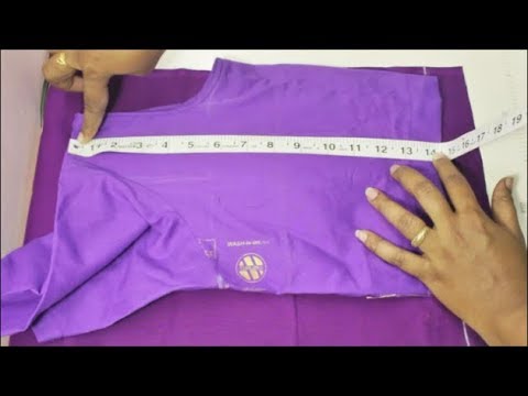 Blouse Cutting u0026 Stitching With Measurement Blouse Tamil (DIY)