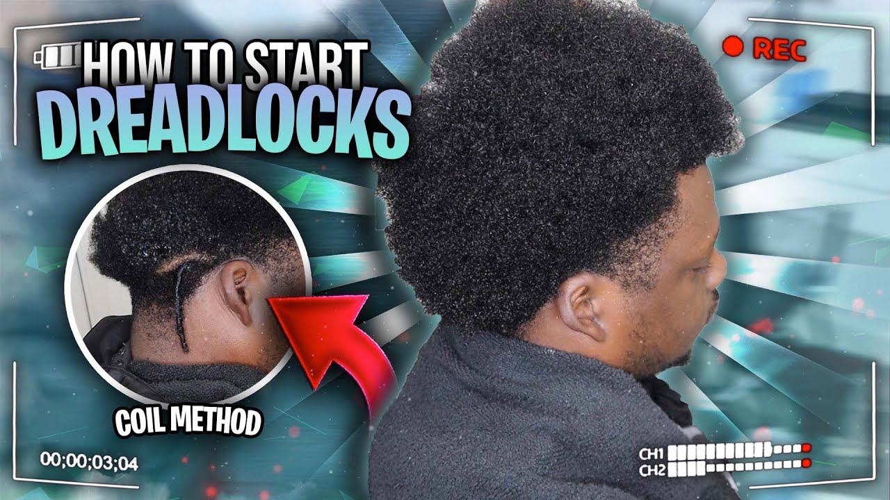How To START Dreadlocks Coil Method Dreadlock Transformation YouTube
