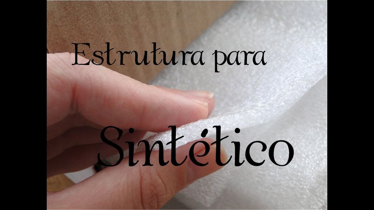 Como estruturo minhas peças em sintético