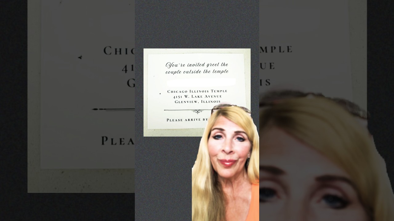 You’re Invited to Stand Outside the LDS Temple and Wait For Us, Says Wedding Announcement!