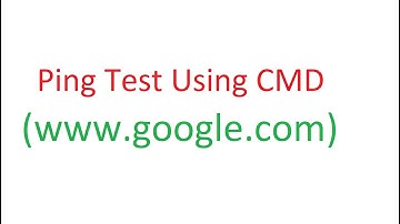 Method 1 - Ping Test Using CMD Windows 10 | Packet Loss Test | CMD Ping Test Google Server