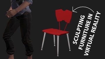 Sculpting a chair in VR - Quest on Oculus - Adobe Medium