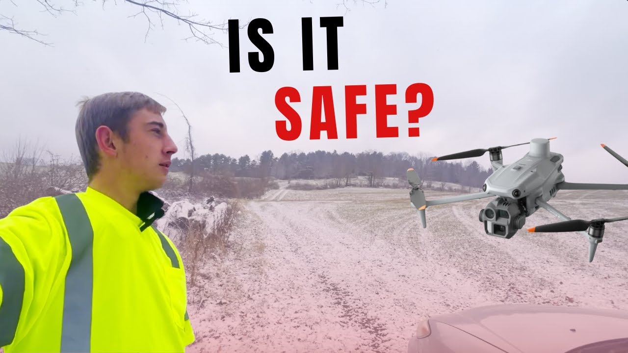 I Flew a Drone in a Winter Storm(Are Solar Fields Still Worth it?)