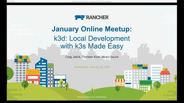 Rancher Online Meetup: January 2021 - k3d: Local Development with K3s Made Easy