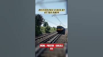 BR Class 87 @ 180 kmph #shorts #westcoastmainline #britishrailways #trainsimworld #trainspotting
