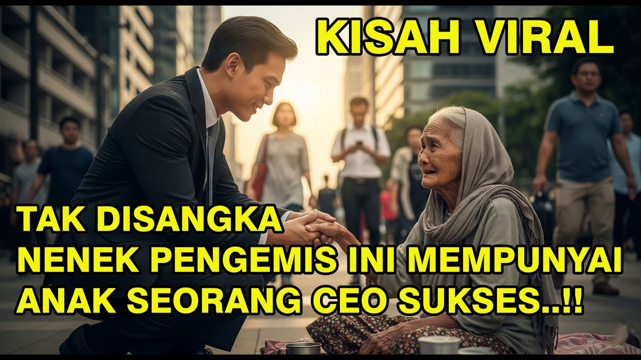 SEORANG NENEK PENGEMIS MEMBESARKAN ANAK YATIM HINGGA MENJADI CEO MUDA