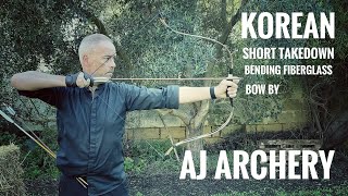 Short Korean Takedown Bending Fiberglass Bow By Aj Archery  Review