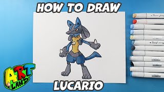 How to Draw Lucario l Pokemon How to Draw Lucario l Pokemon