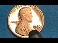 Us 1980 lincoln pennies worth thousands of dollars  united states one cent coins