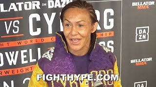 CYBORG CANDID ON HISTORIC KNOCKOUT WIN VS BUDD BROKEN NOSE BEFORE FIGHT NEVER QUIT MINDSET