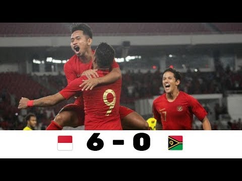 INDONESIA VS VANUATU 6-0 ALL GOAL & HIGHLIGHTS ● INTERNASIONAL FRIENDLY MATCH ● 15/06/2019