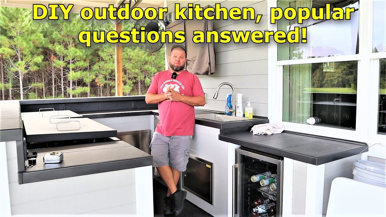 DIY Outdoor kitchen popular viewer questions! #651 - YouTube