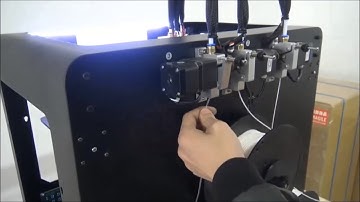 filament loading Creatbot 3d printer user service