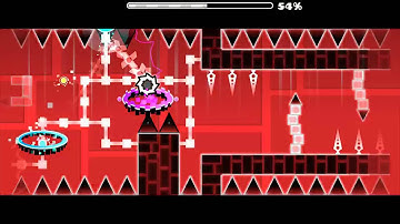Geometry Dash Level "Noobas adv 3 unreal" (easy demon)
