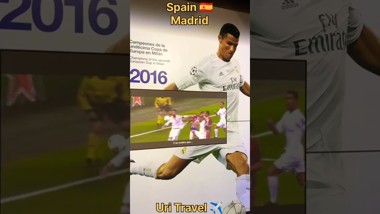 #UriTravel ✈️ | Spain 🇪🇸 | Madrid | Santiago Bernabeu Stadium Tour | Real Madrid