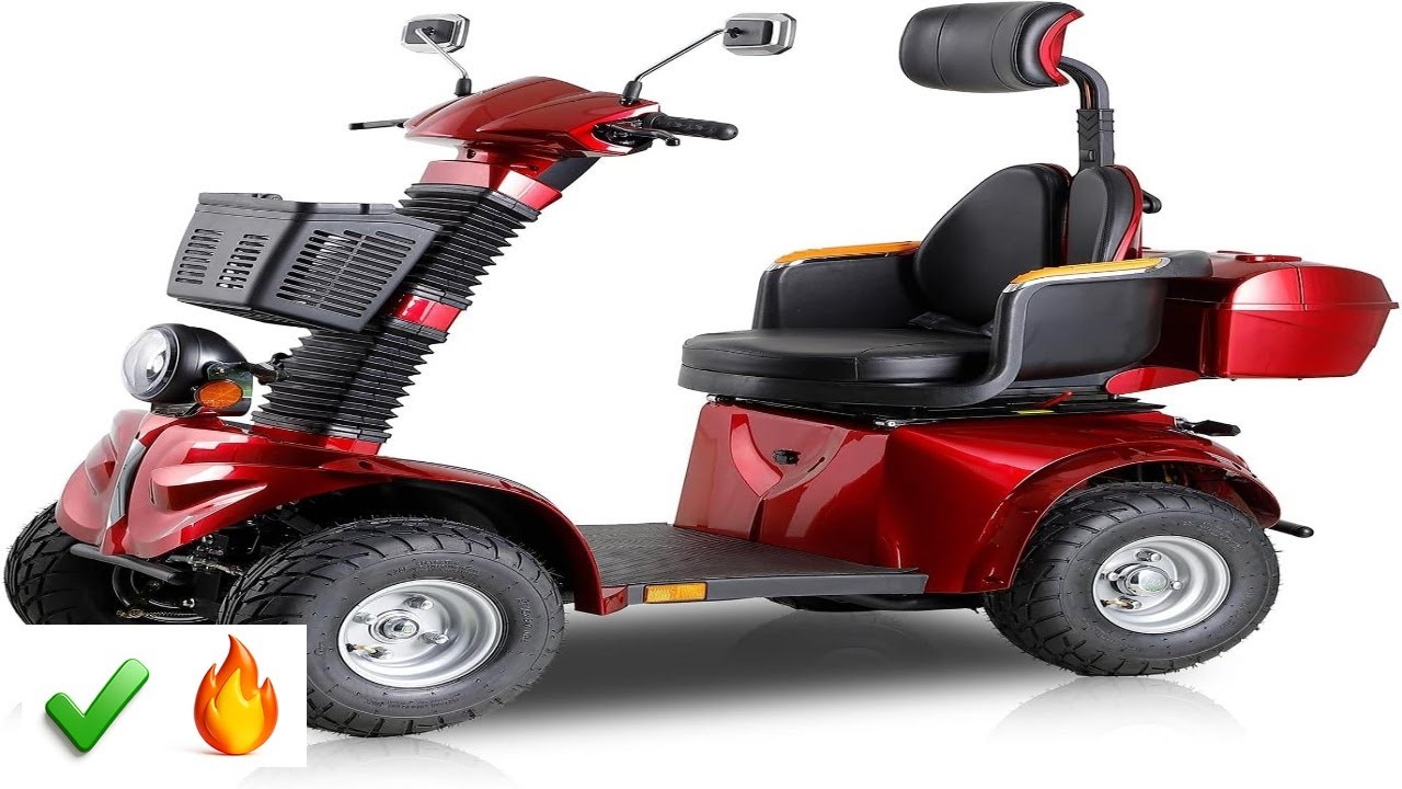 Вездеходный 4-колесный скутер для передвижения, мощный электрический скутер для рекламы - B0C6459XTT