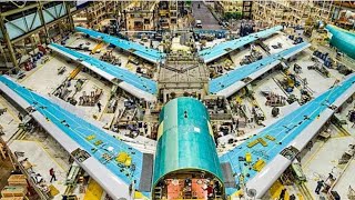 Incredible  Airbus building & assembling process. Amazing airplane propeller manufacturing.