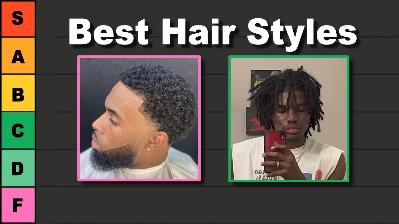 best hairstyles for black men - tier list
