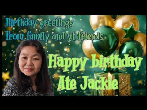 BIRTHDAY GREETINGS FROM FAMILY AND YT FRIENDS