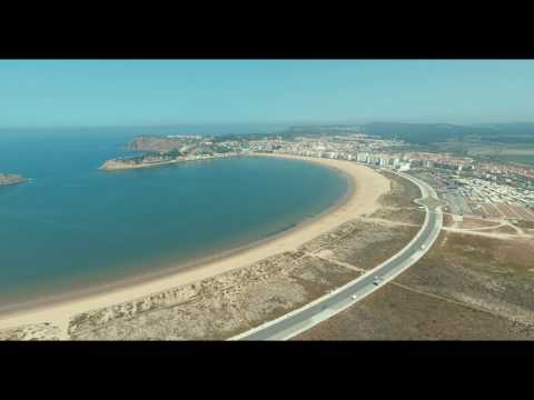 São Martinho Beach From the Sky in 4k Full HD