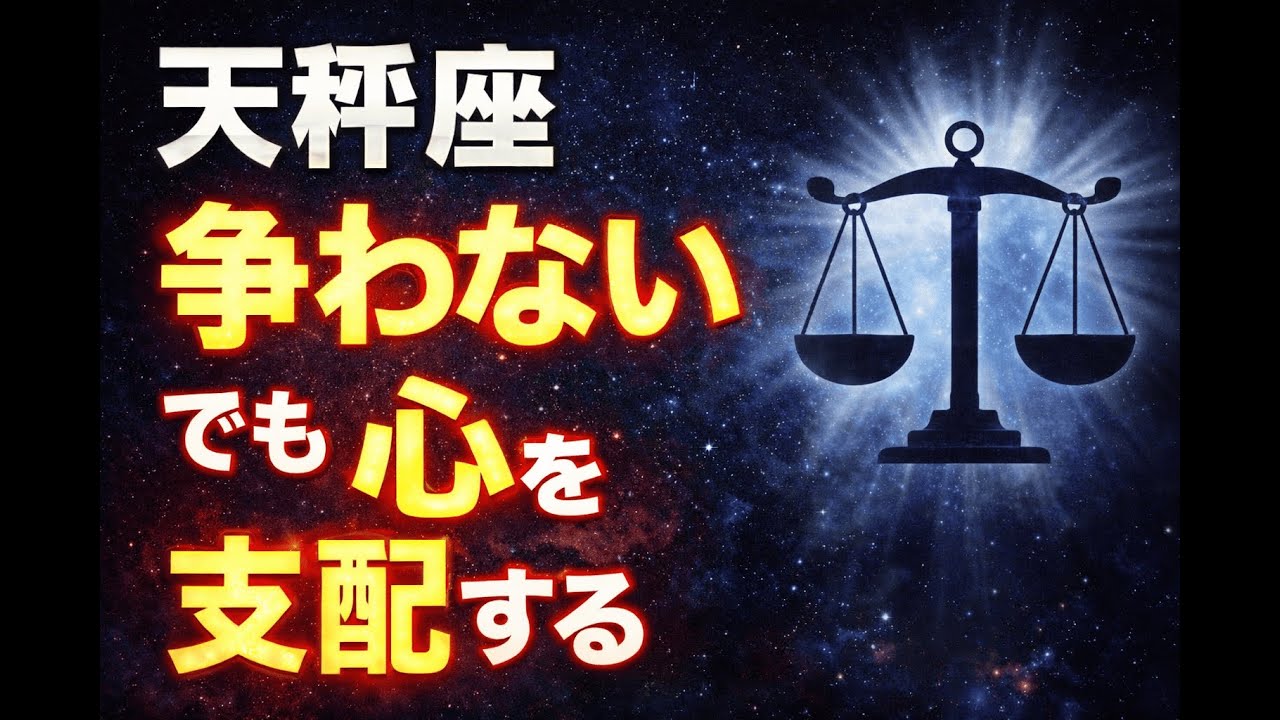 天秤座｜争わないのに、なぜ人は心を支配されていくのか