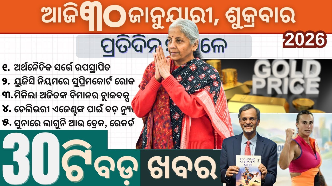 Gold Price Today | Economic Survey 2026 | Good News for Gig Workers