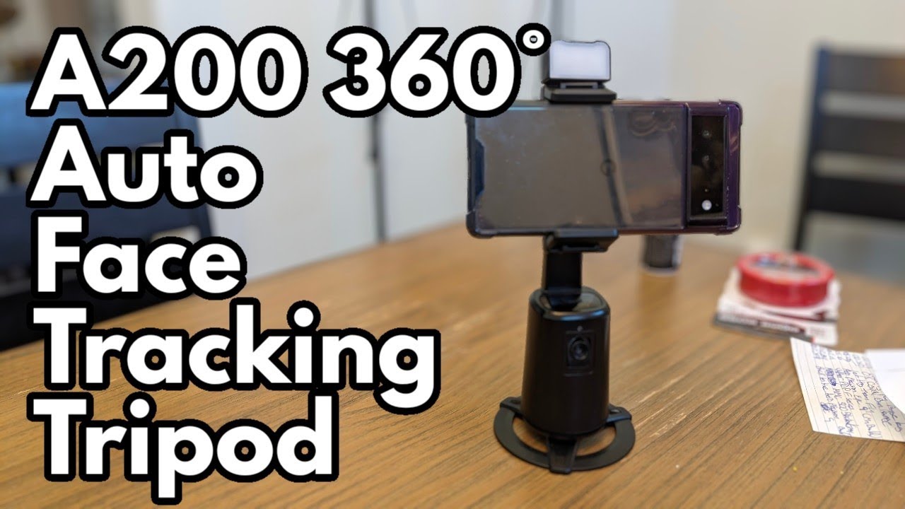 360° Auto Face Tracking Tripod | Essential Gear for Lone Wolf Content Creators