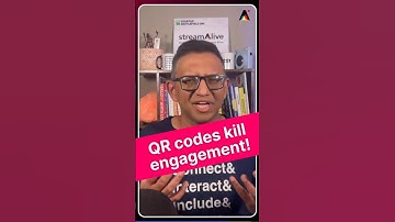 QR codes kill ENGAGEMENT #powerpoint  #ai #onlinetraining #meetings #entertainment #zoom #streaming