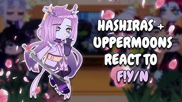 Hashiras + Uppermoons React To F!Y/N As Random Gacha TikTok (Demon Hashira AU) || KNY || Gacha React