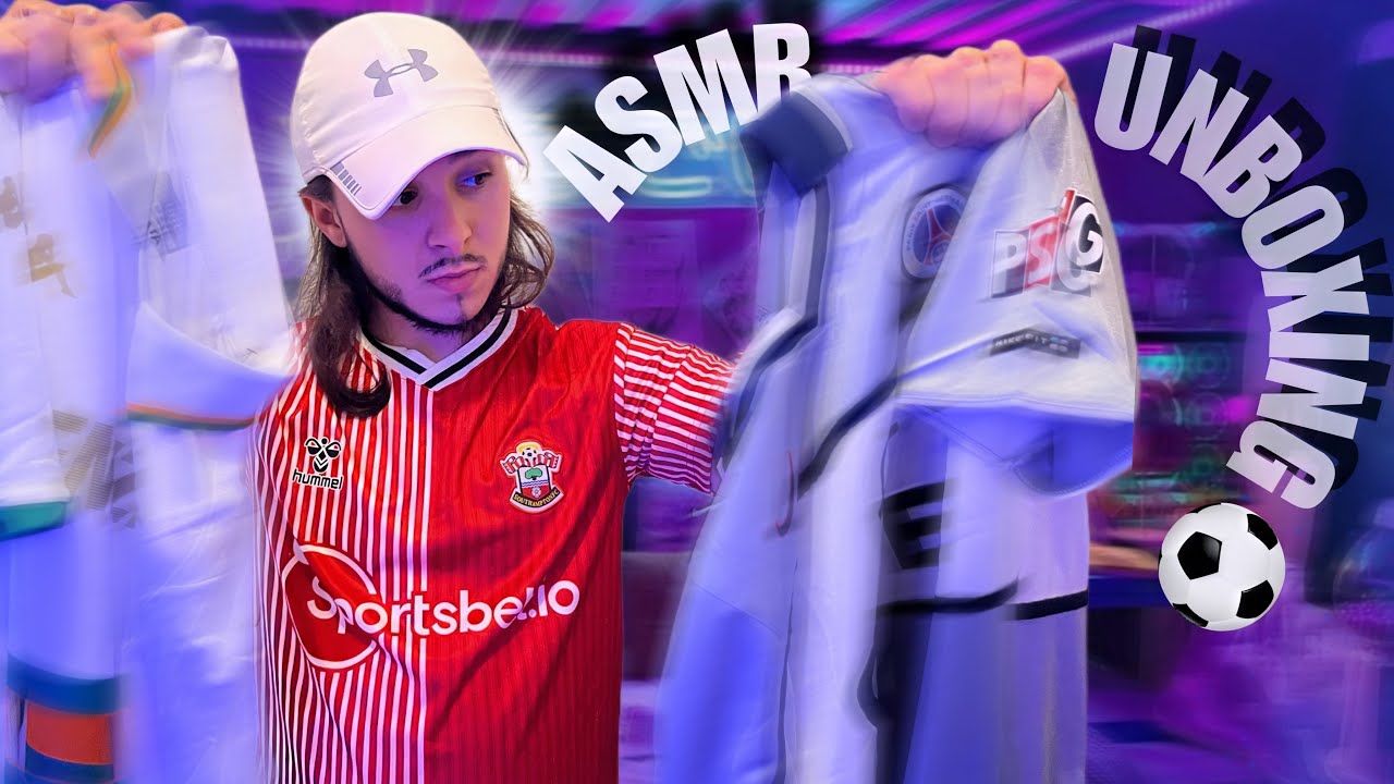 ASMR | UNBOXING maillots de FOOTBALL⚽️