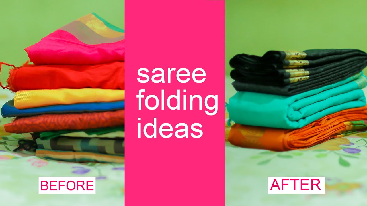 അലമാരയിൽ സ്ഥലം കുറവാണോ ? എങ്കിൽ സാരികൾ ഇങ്ങനെ ഒന്ന് മടക്കി നോക്കൂ