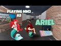 Ariel destroys teamers in mm2  gameplay keyboard asmr