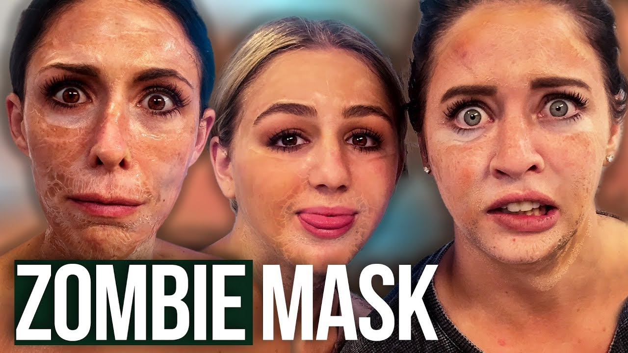 ZOMBIE Face Masks W CHLOE LUKASIAK Beauty Break YouTube