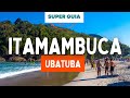 🔴🌴 ITAMAMBUCA, UBATUBA, Litoral Norte SP, belíssima praia cercada pela natureza da Mata Atlântica.