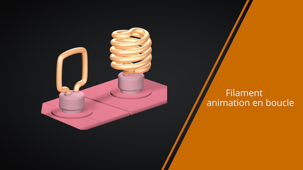 C4D Tuto filament animation en boucle - YouTube