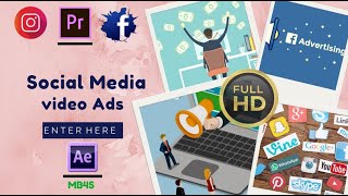 Create your amazon and facebook video ads template 1