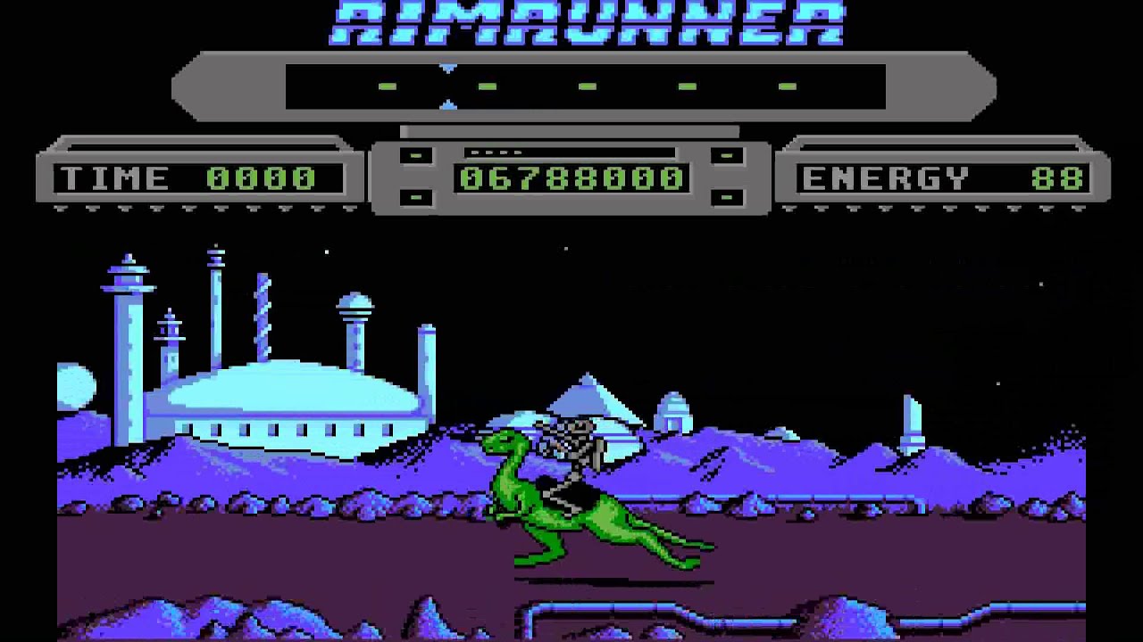 ATARI ST Rimrunner GAME DEMO preview RIM RUNNER palace software STE ...