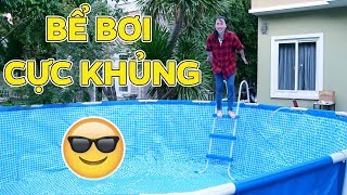 Bể Bơi Mới Khổng Lồ Siêu Khủng Của Chị Thơ Nguyễn